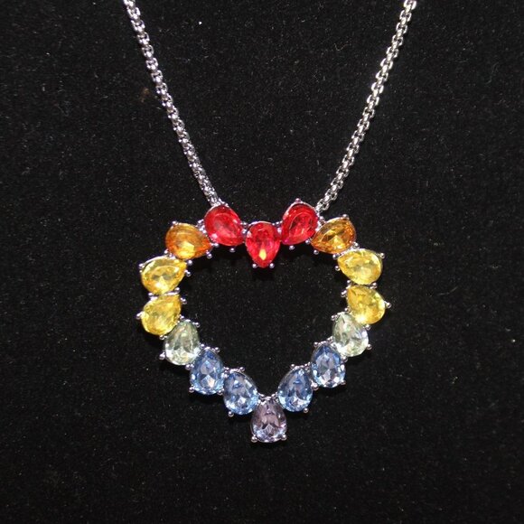 SIMPLY VERA Vera Wang Pride Matching Heart Pendant and Earring Set - Picture 3 of 15